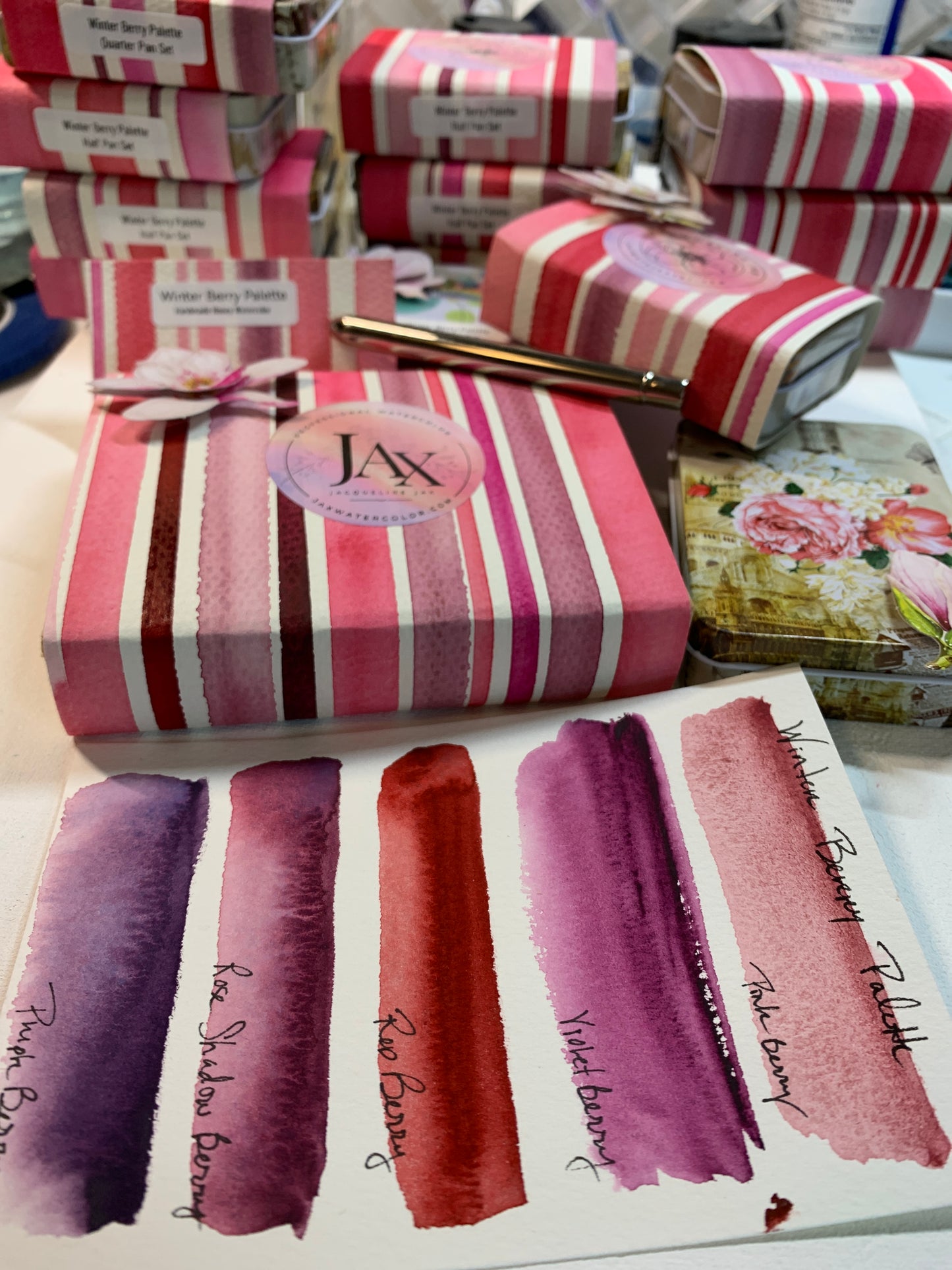 Winter Berry Limited Edition Watercolor Set