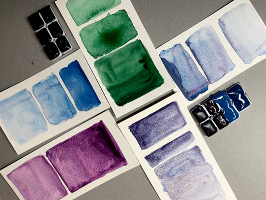 Jax Mystic Set of 5 Handmade Watercolors