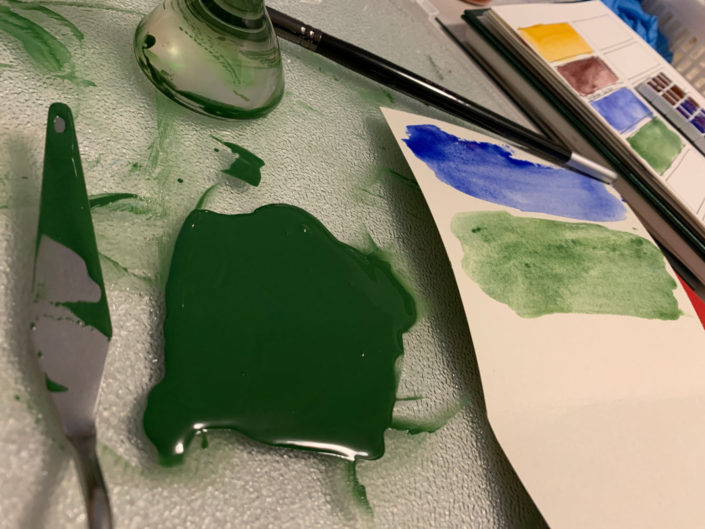 Earth Landscape Watercolor Palette