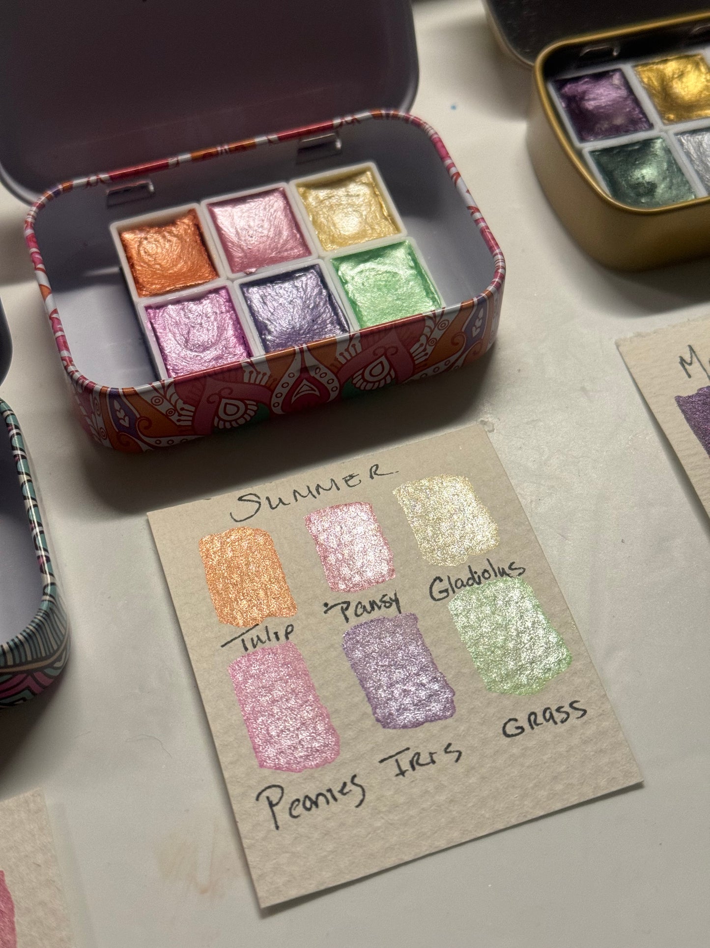 Artist Metallic Watercolor Set of 6