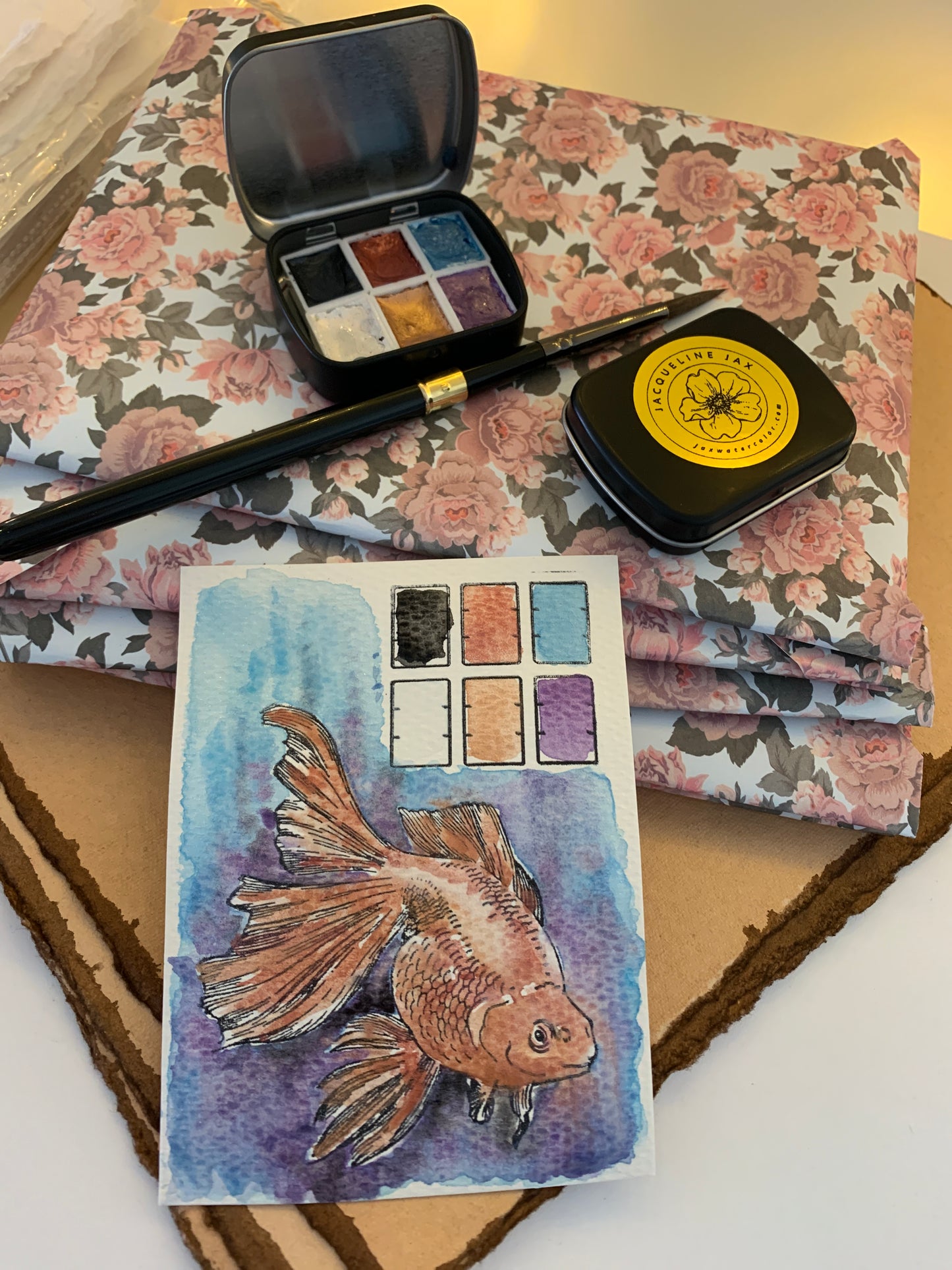 Artist Metallic Watercolor Set of 6