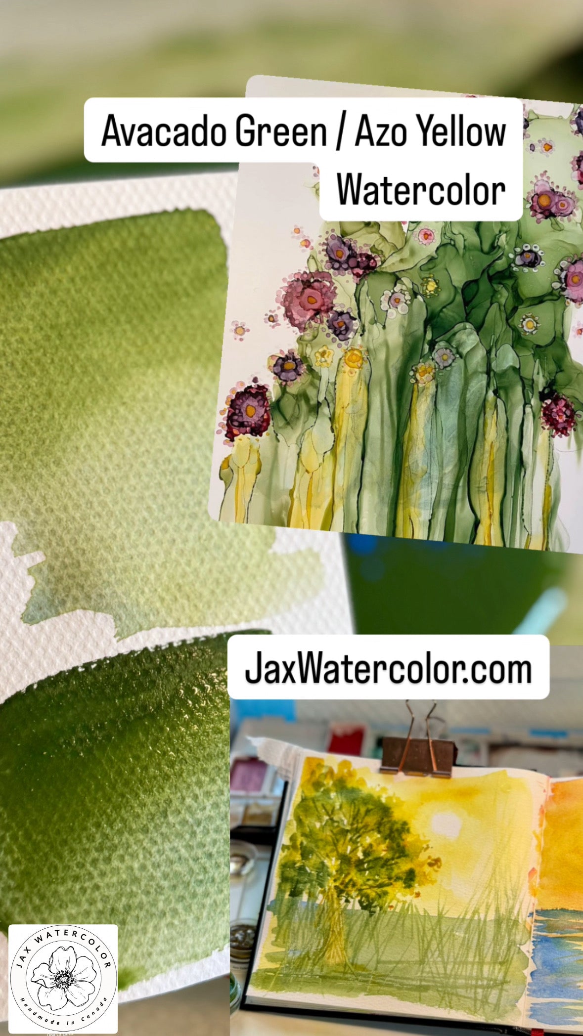 Jax Handmade Honey Pots Watercolors