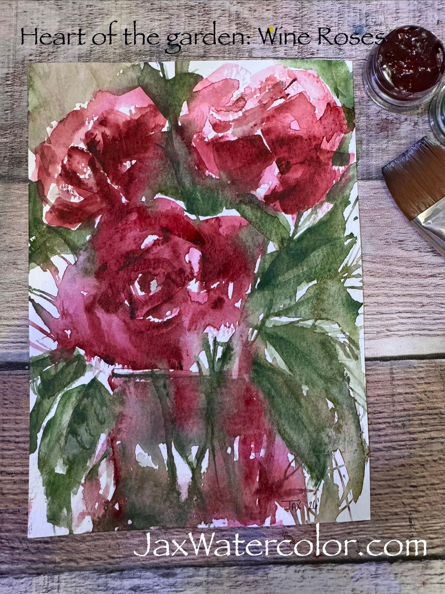 Jax Handmade Honey Pots Watercolors