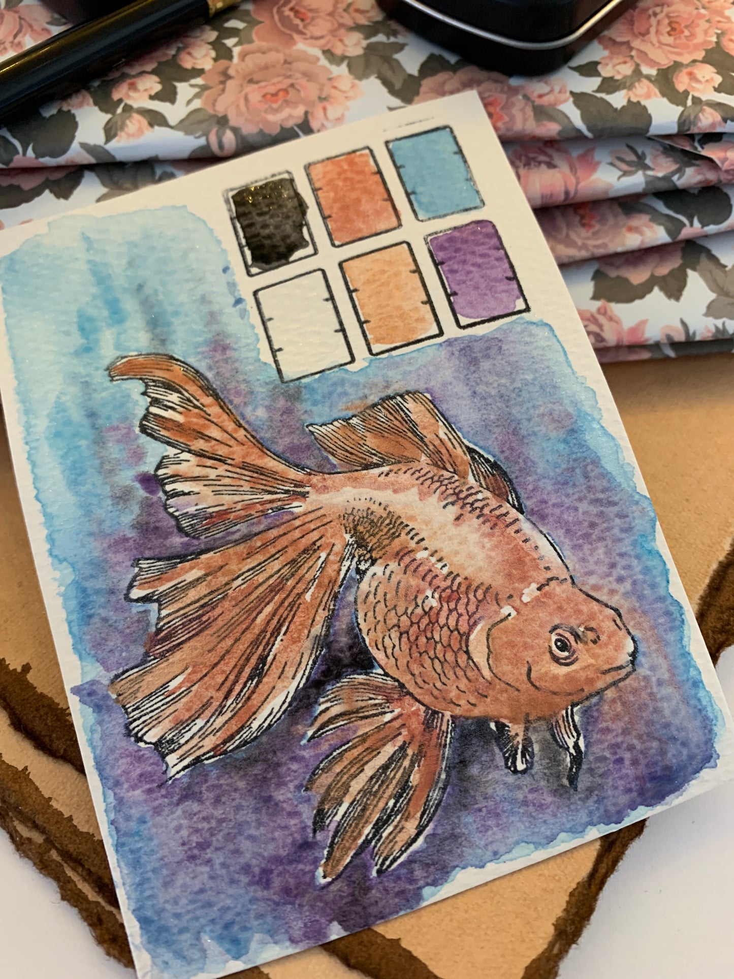 Artist Metallic Watercolor Set of 6