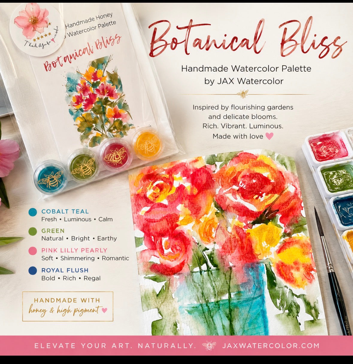 Botanical Bliss watercolour set