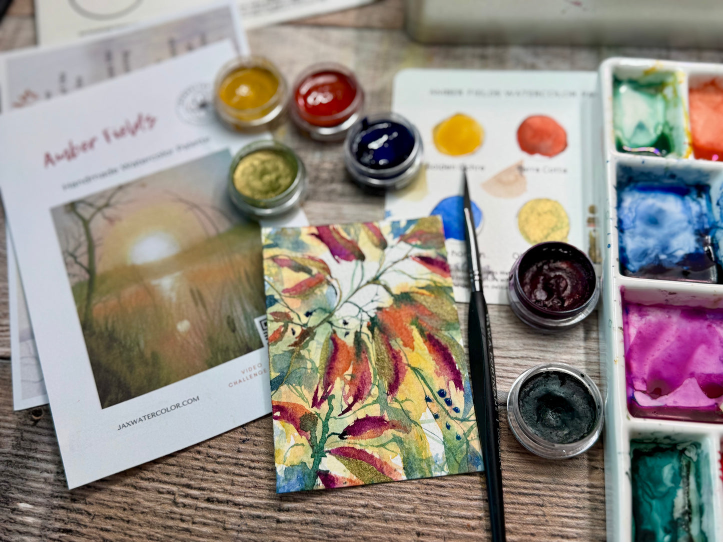 Amber Fields Watercolor Set
