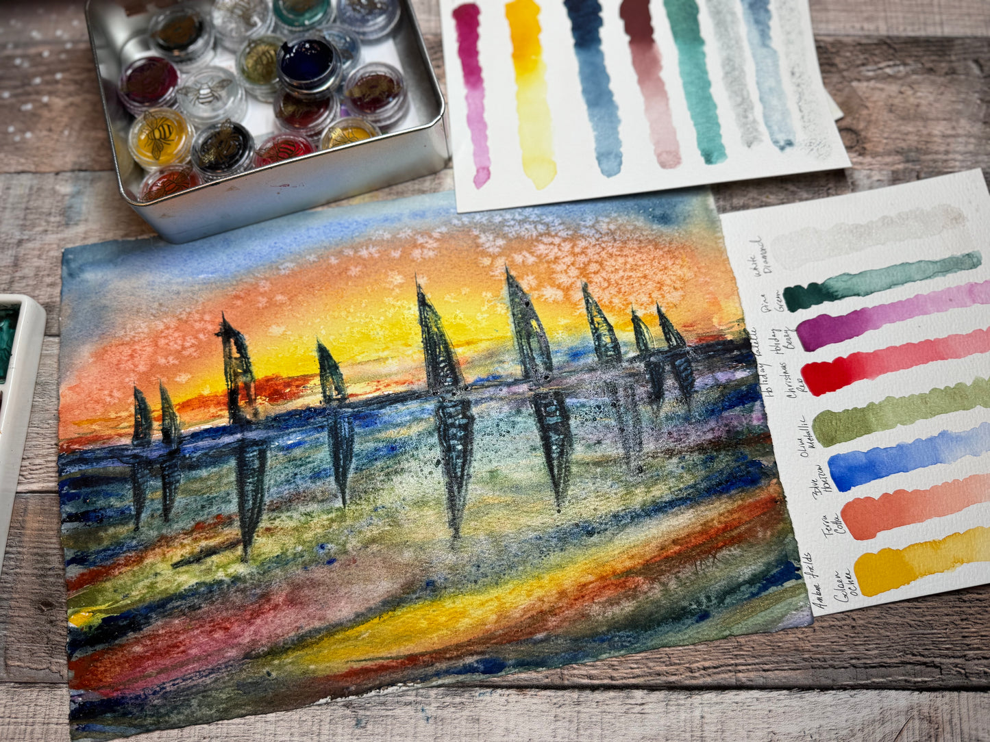 Jax Handmade Watercolor Paper • 140lb / 300 GSM • 100% Cotton • Deckled Edge Premium Artist Grade