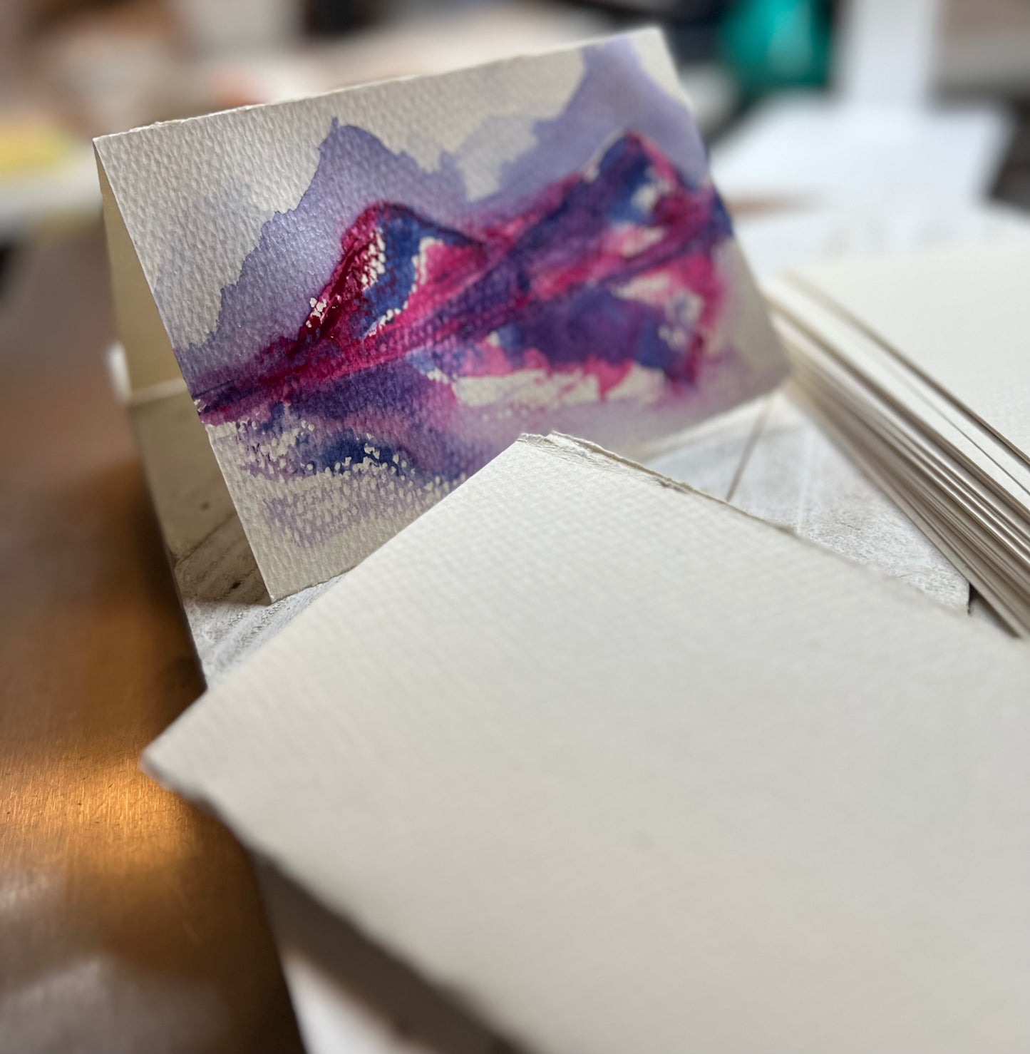 Deckle Edge Fine Watercolor Paper Cards 160 gsm