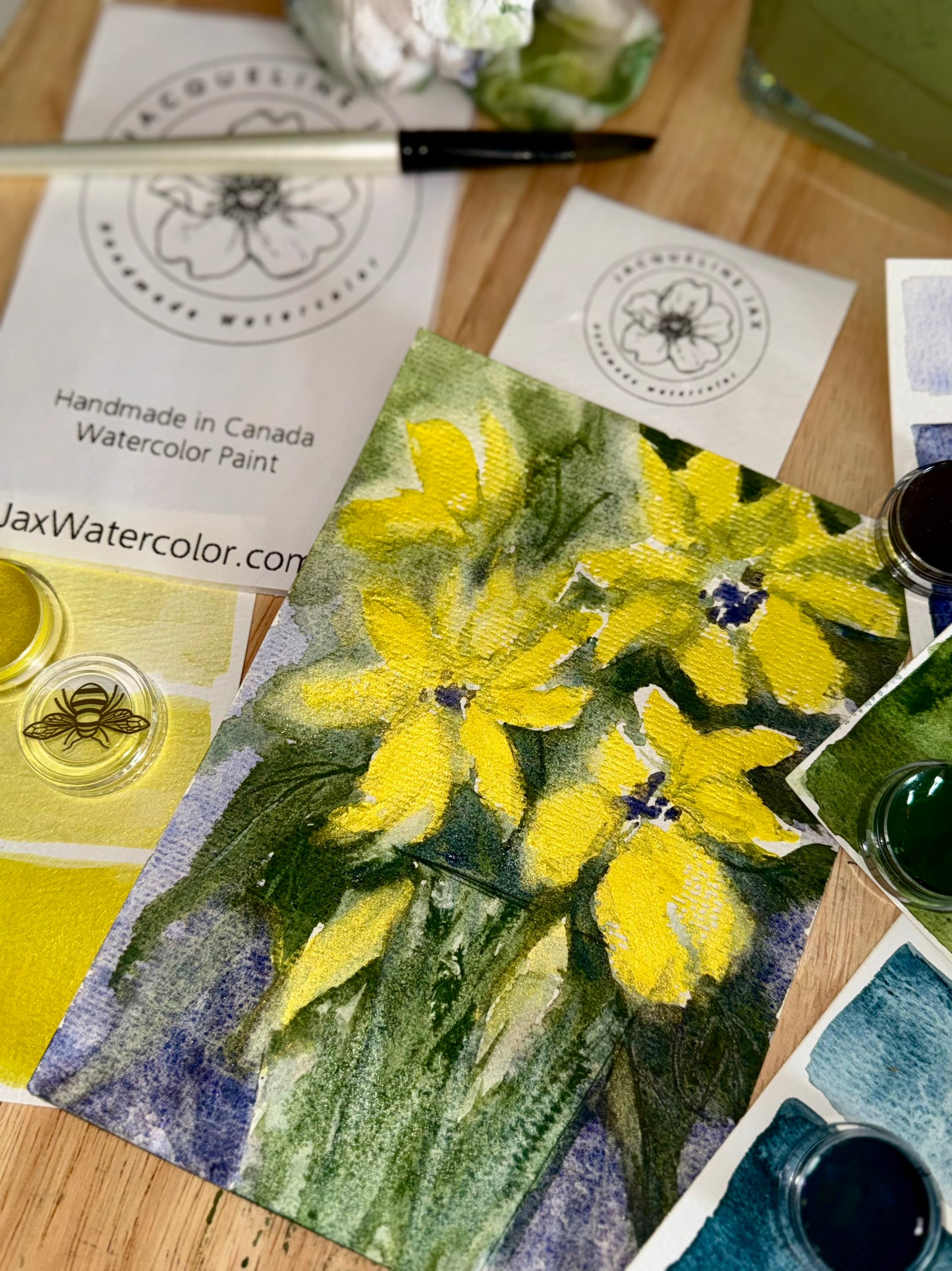 Jax Handmade Honey Pots Watercolors