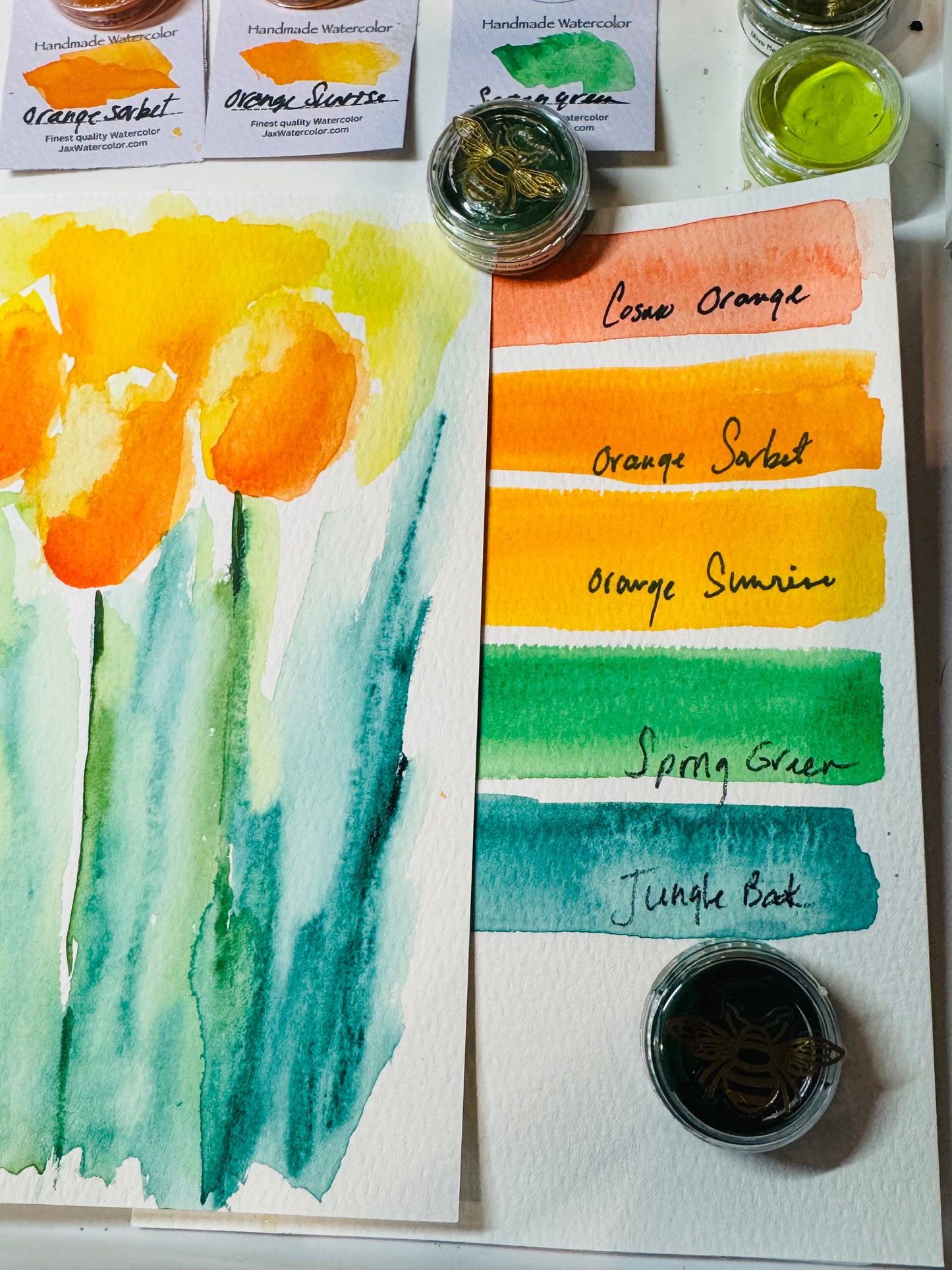 Jax Handmade Honey Pots Watercolors