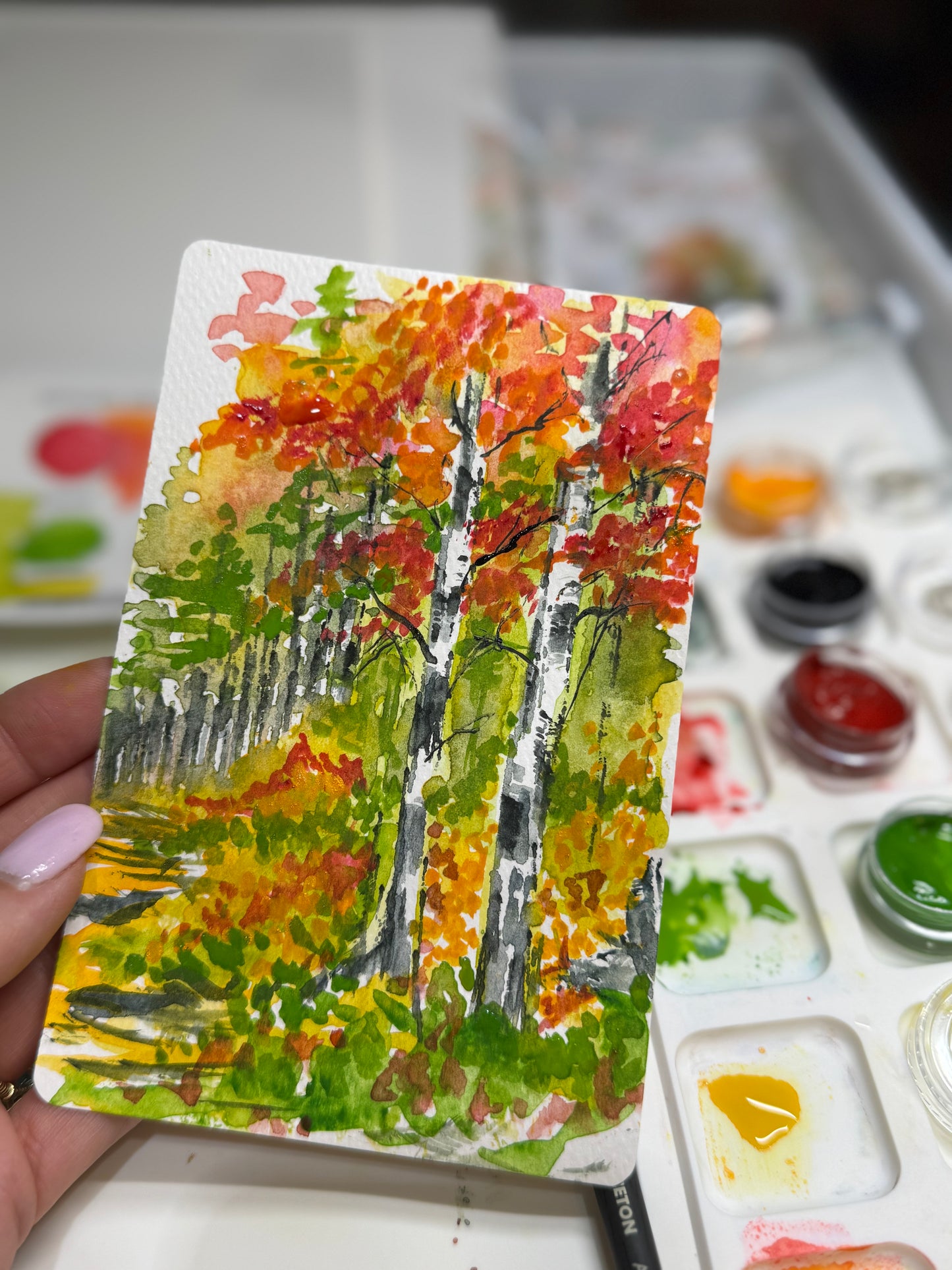 Original Artist Watercolor Sketches