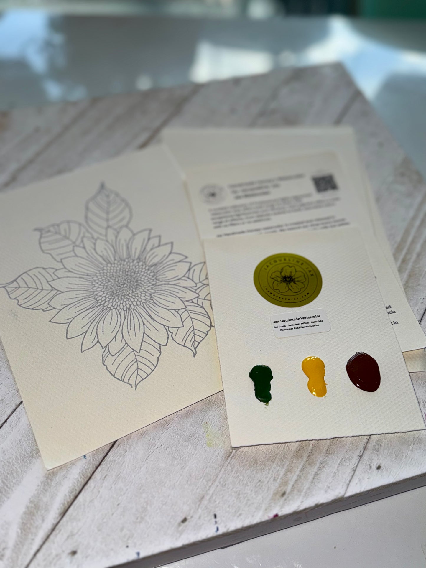 Artist Watercolor Dot Card Kits
