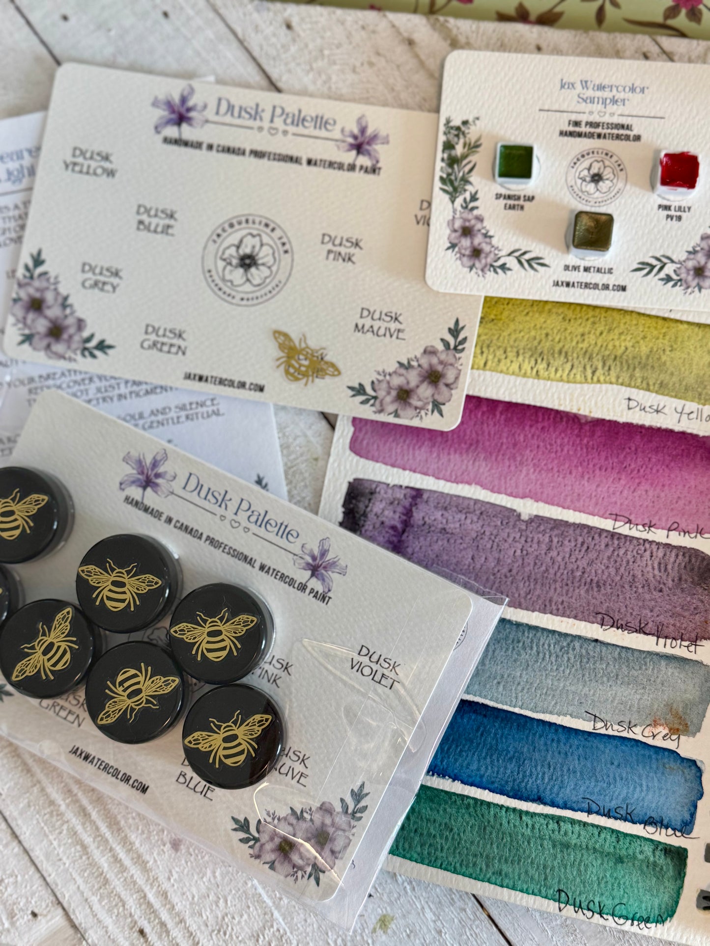 Jax Handmade Honey Pots Watercolors
