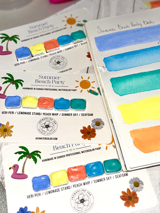 Handmade Watercolor Travel Sets