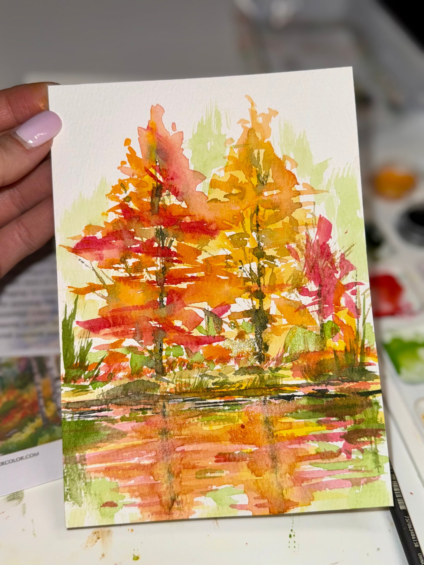Original Artist Watercolor Sketches