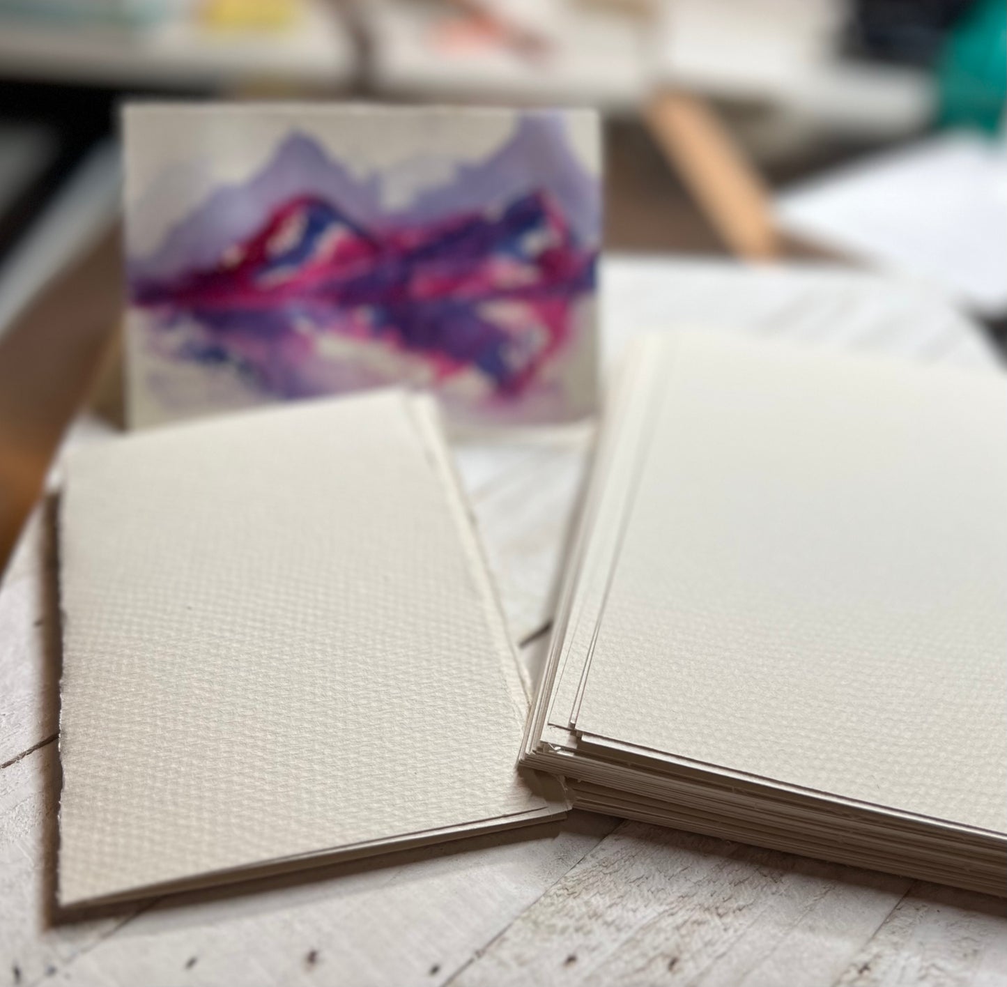 Deckle Edge Fine Watercolor Paper Cards 160 gsm