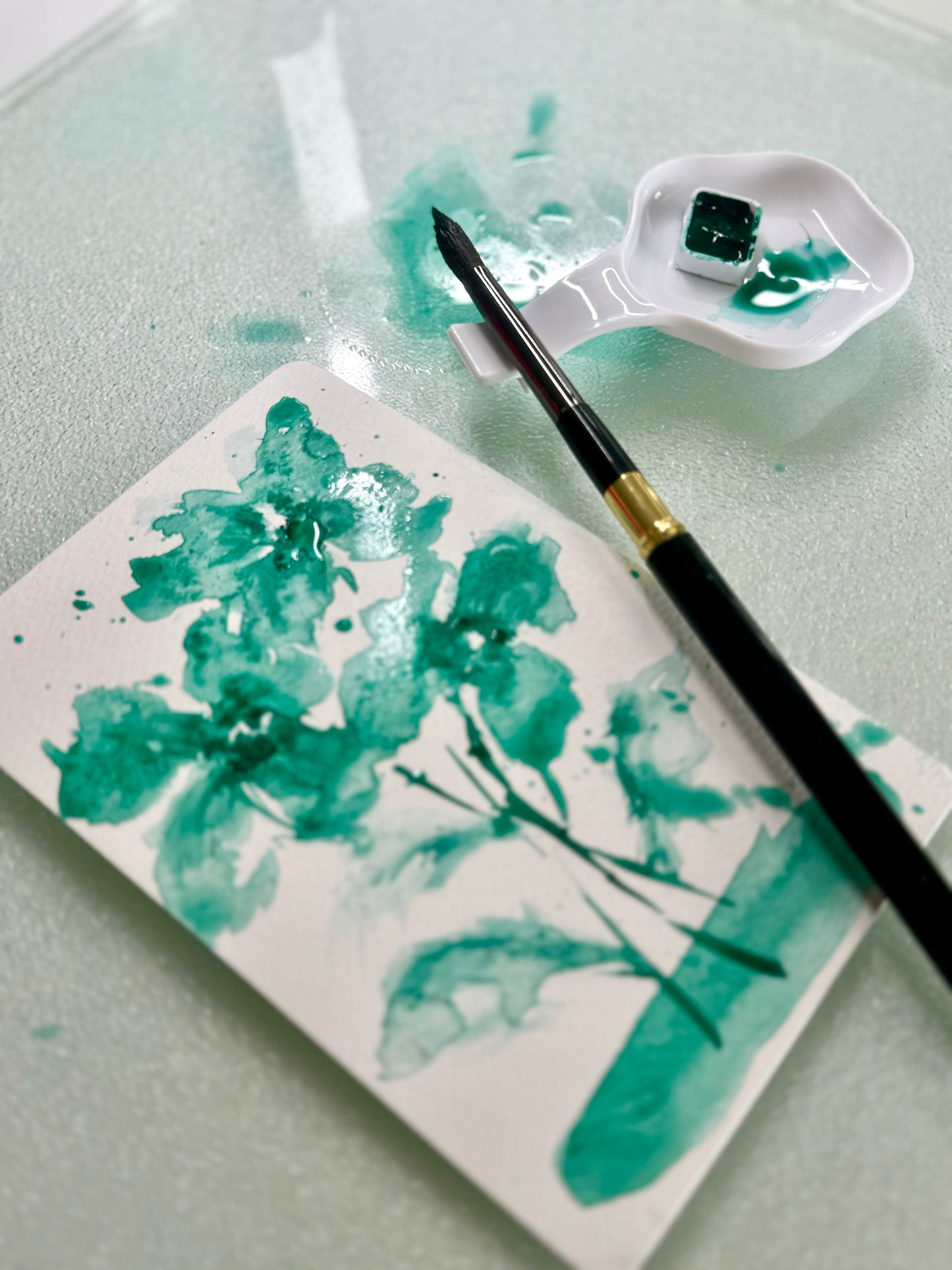 Petals and Peaches Handmade Watercolour Paint Set