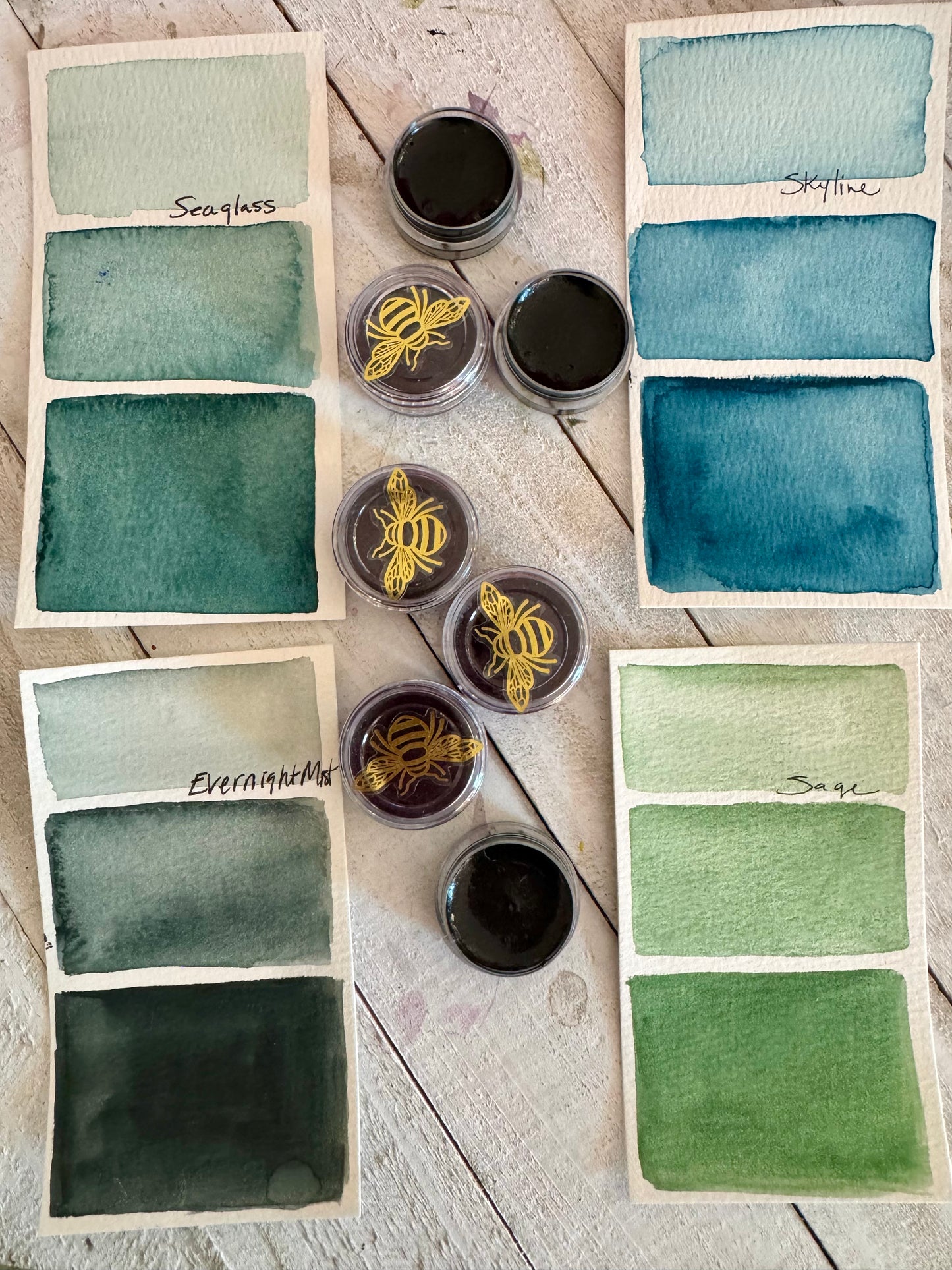 Jax Handmade Honey Pots Watercolors