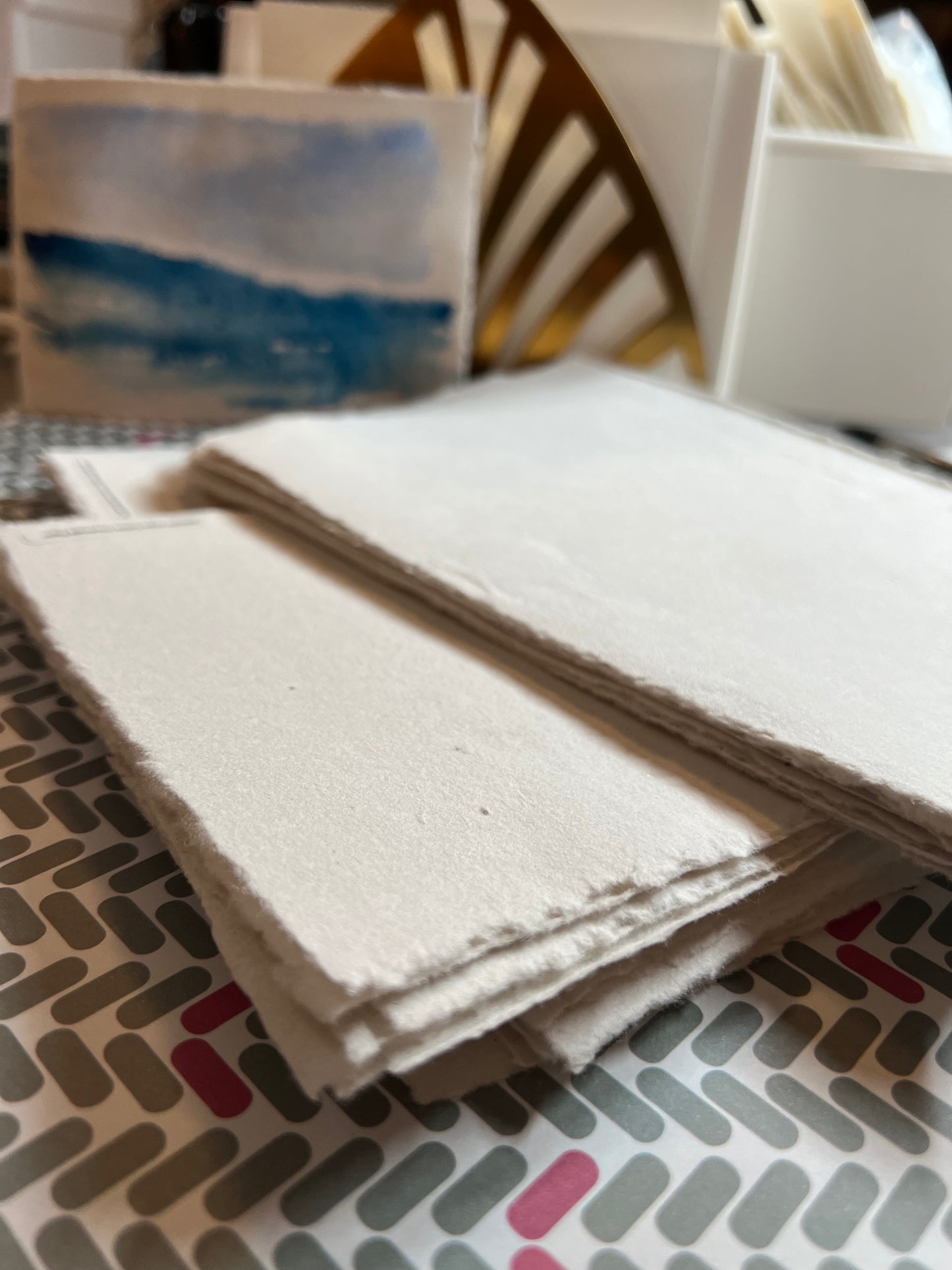 Virgin Cotton Handmade Deckle Edge Fine Watercolor Paper 200 gsm