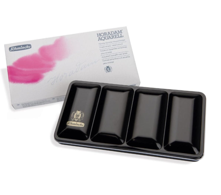 Schmincke - HORADAM AQUARELL paint box with 24 finest watercolours