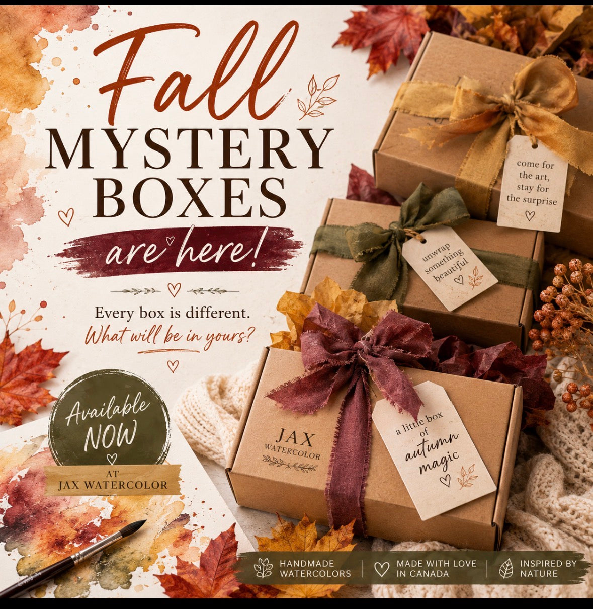Mystery Box Watercolor