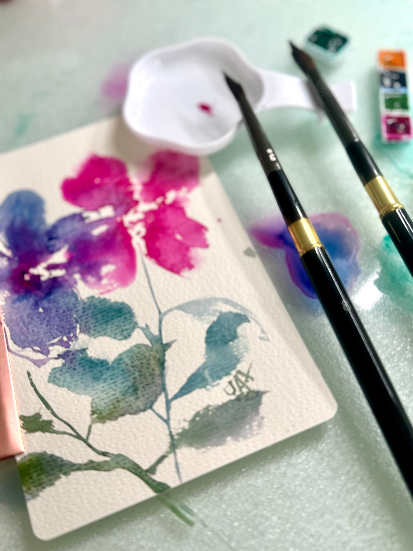 Tapered Watercolor brushes