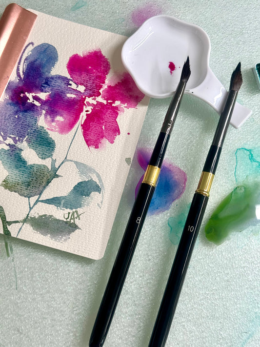 Tapered Watercolor brushes