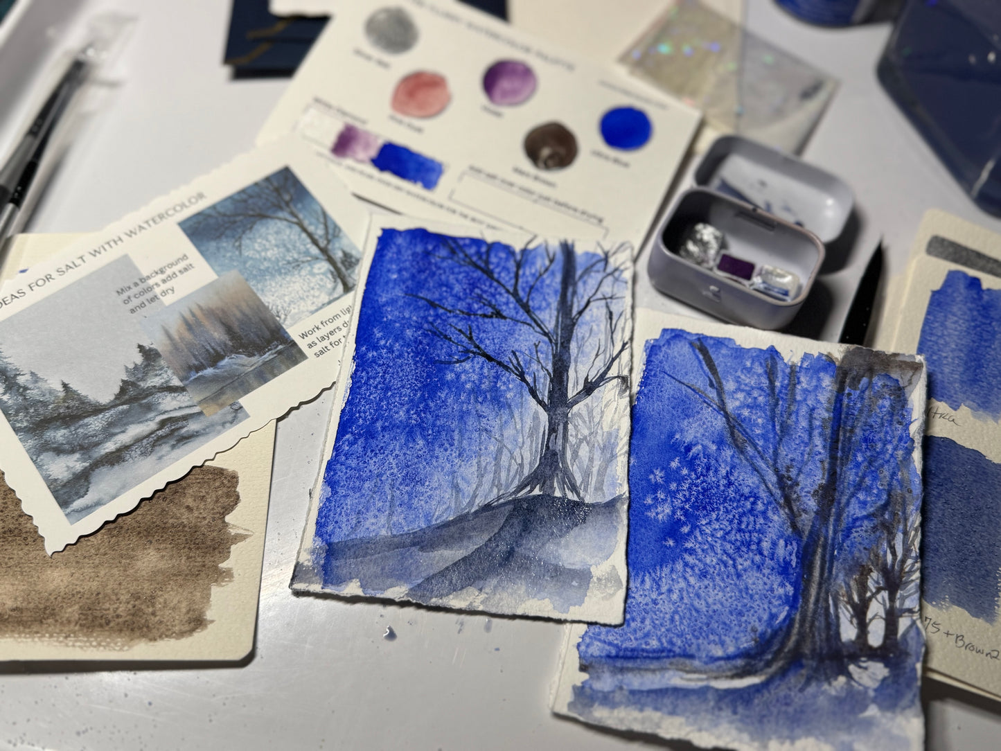 Winter Flurry Watercolor Subscription Set