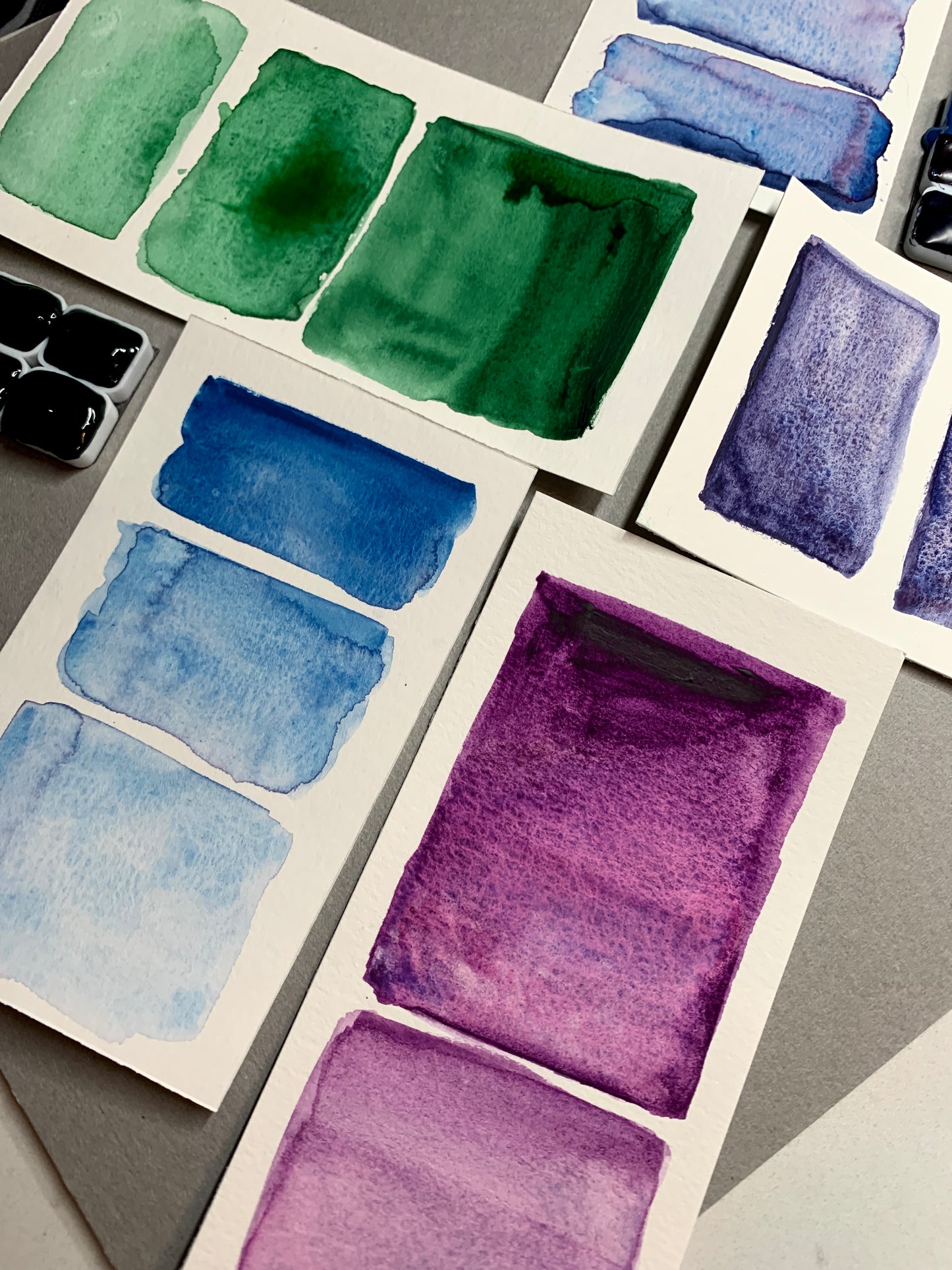 Jax Mystic Set of 5 Handmade Watercolors