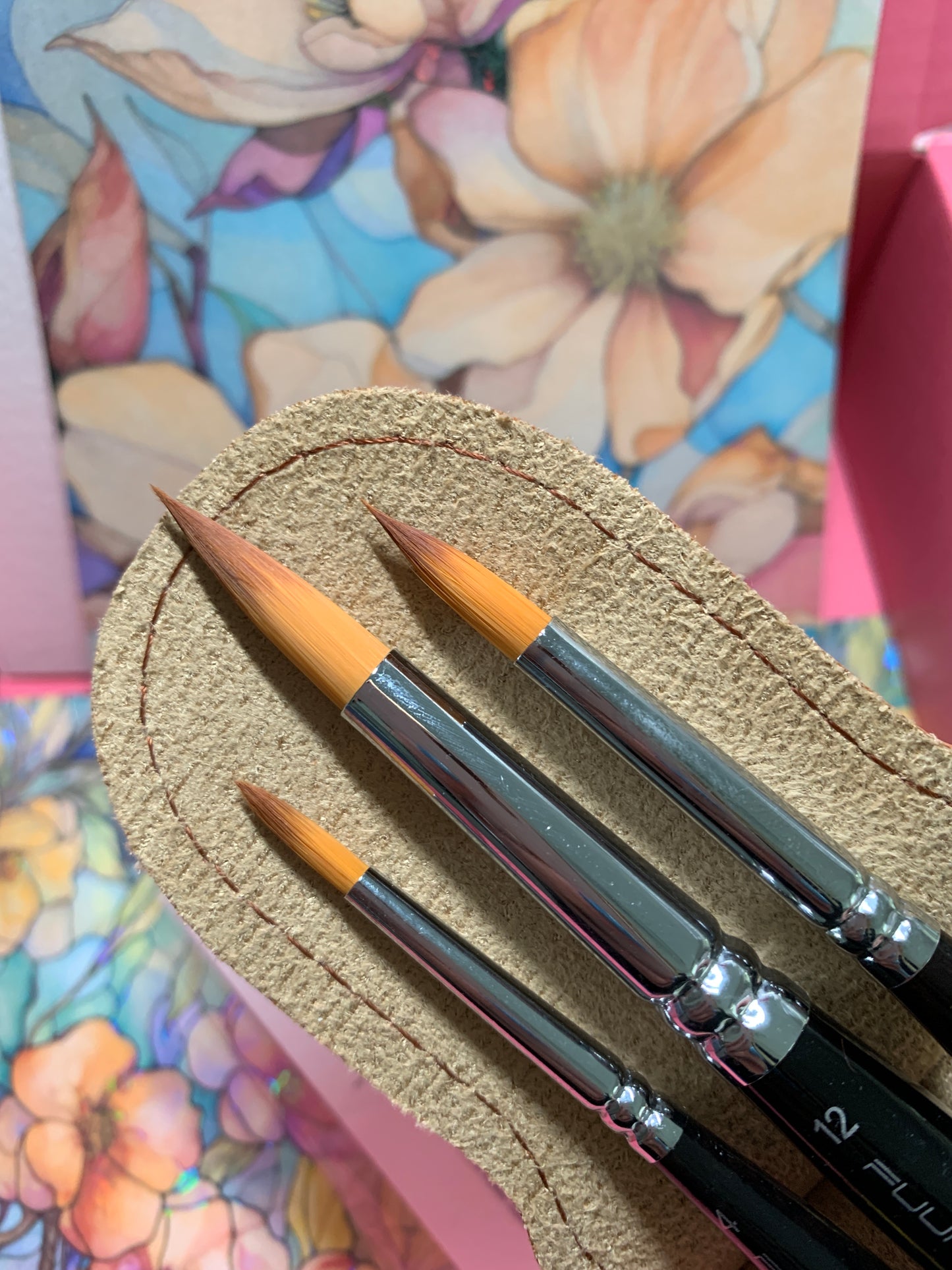 Travel Watercolor Brush Set with Case