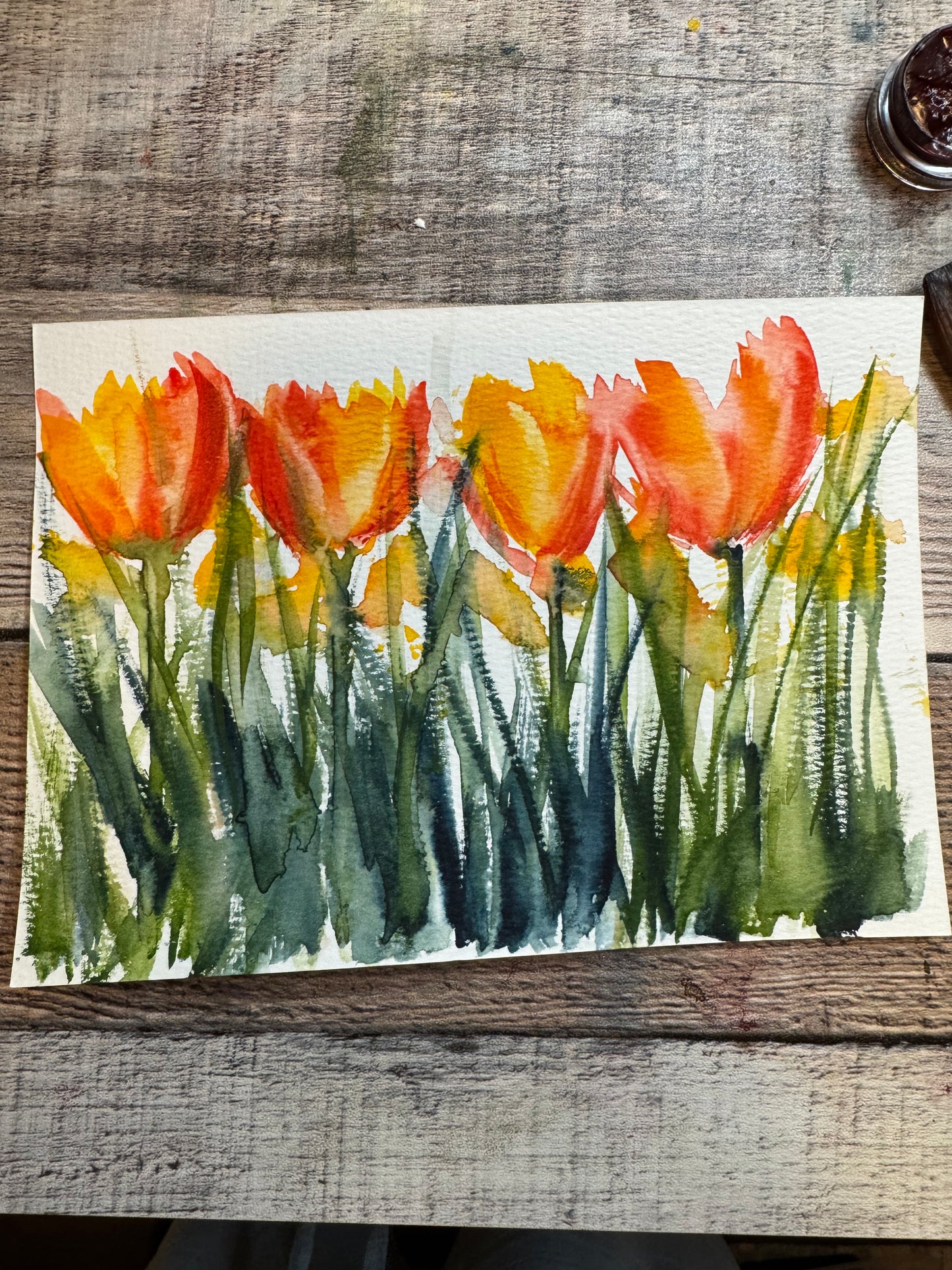 Original Artist Watercolor Sketches