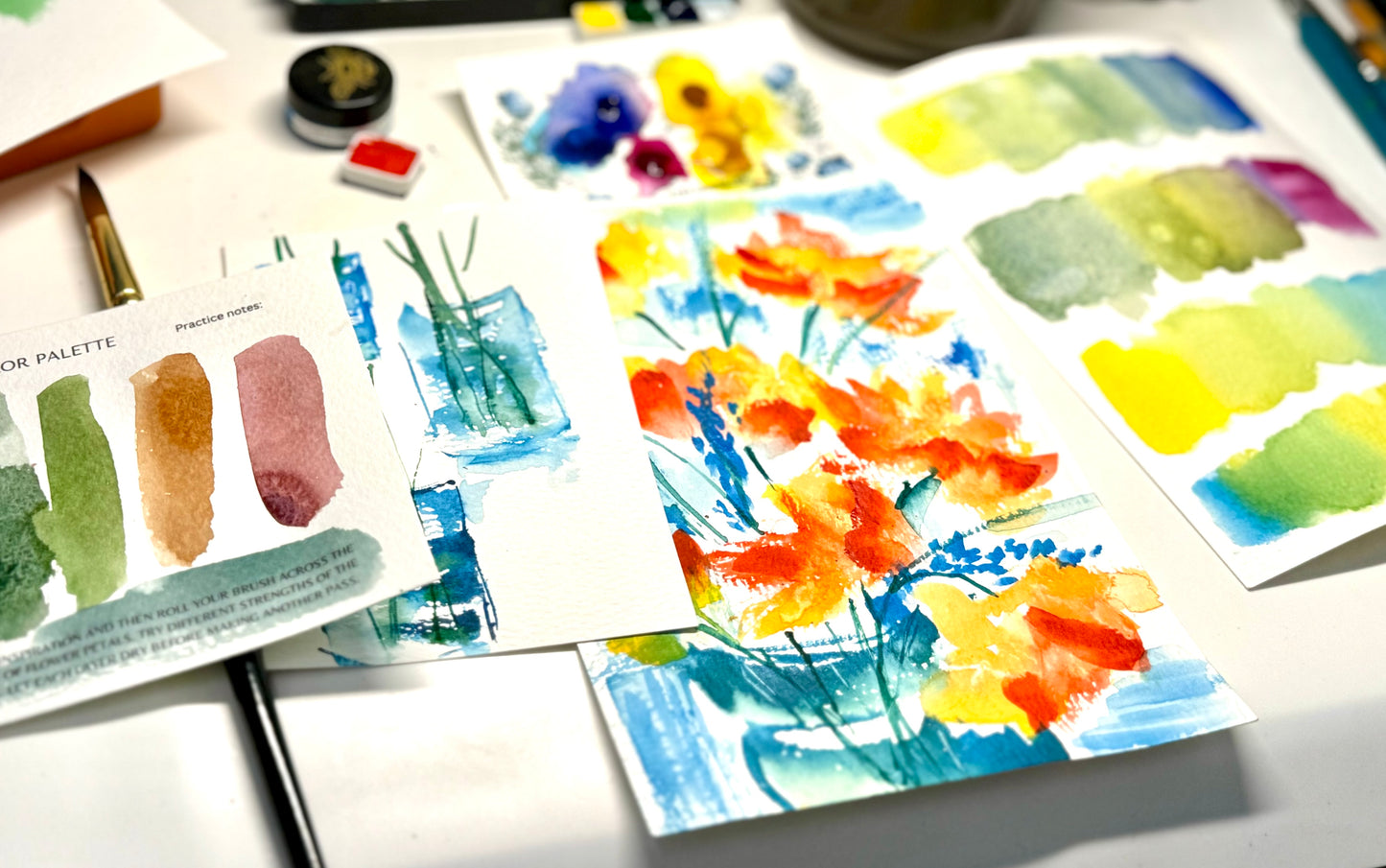 Jax 🌸 Handmade Watercolor Sampler Sets