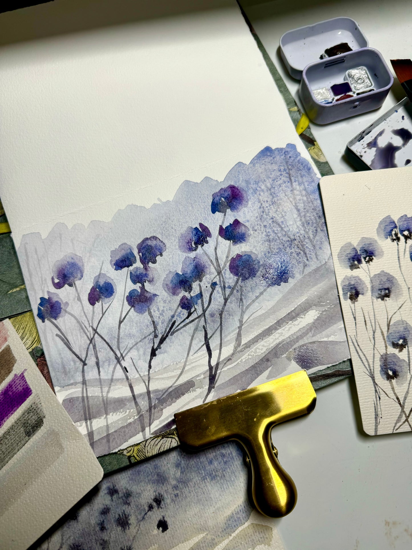 Winter Flurry Watercolor Subscription Set
