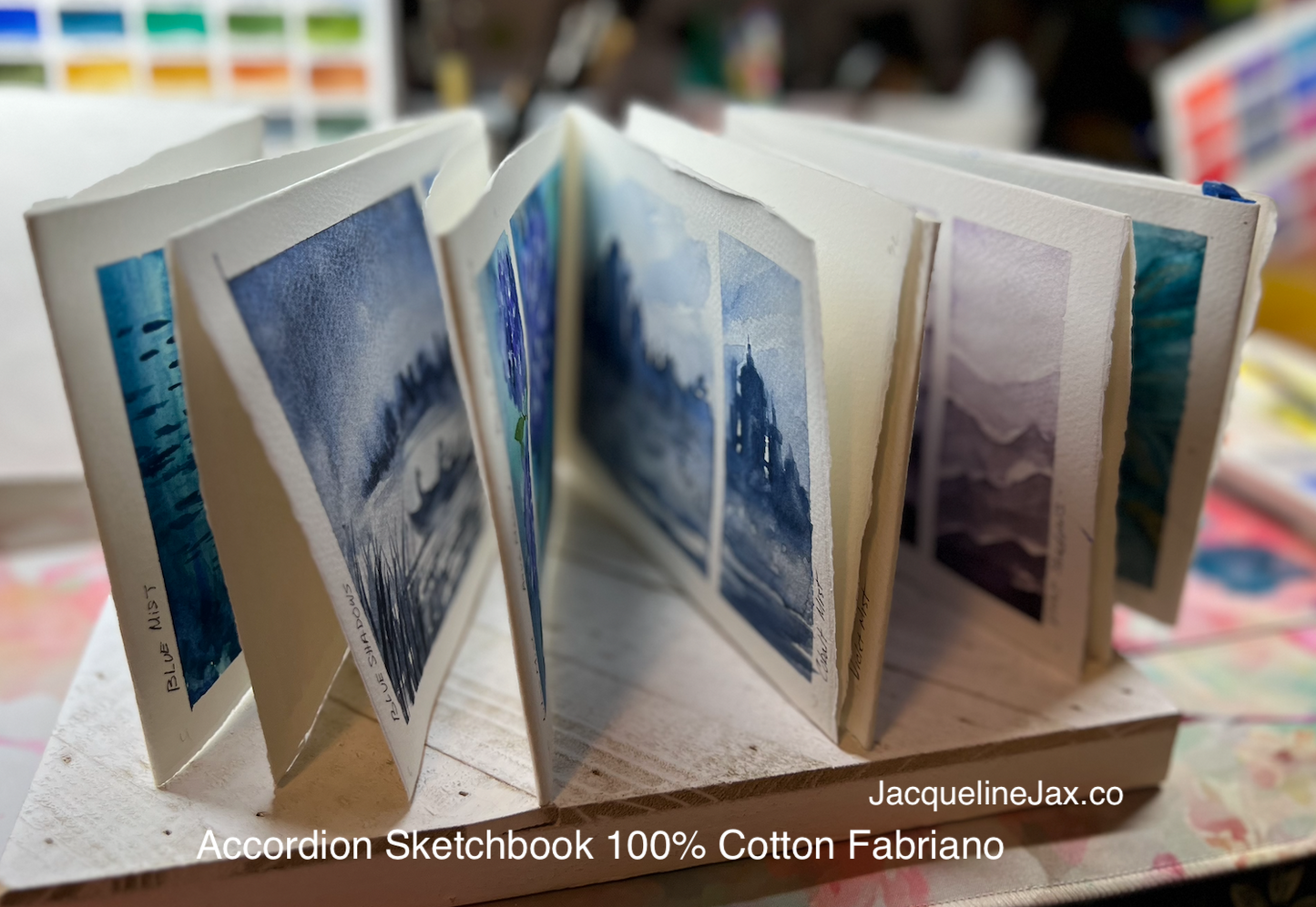 Accordion Sketchbook 100% Cotton Fabriano Artistico