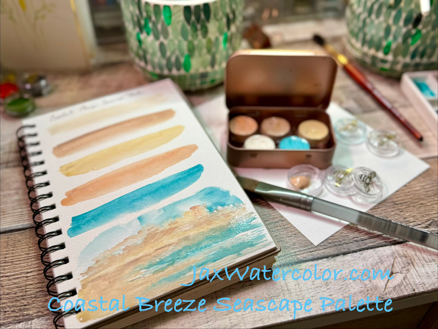 Coastal Breeze Watercolour Set