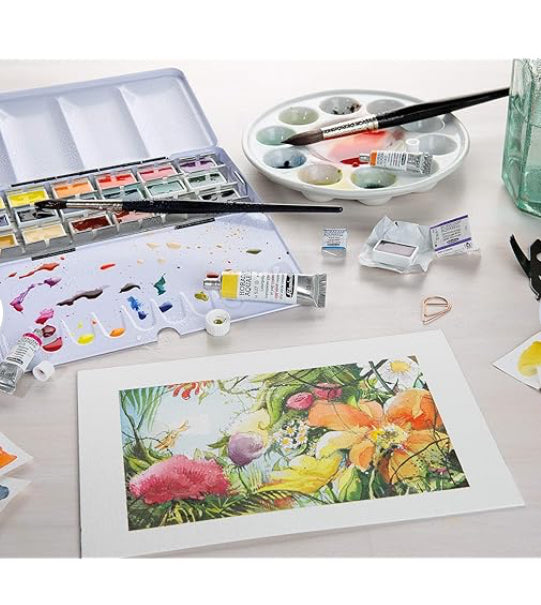 Schmincke - HORADAM AQUARELL paint box with 24 finest watercolours