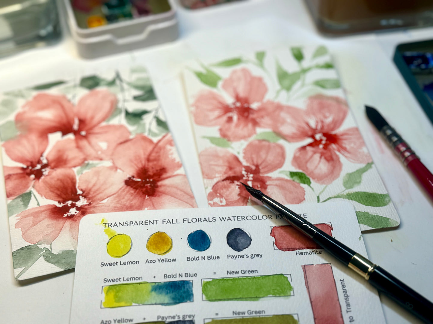 Jax 🌸 Handmade Watercolor Sampler Sets