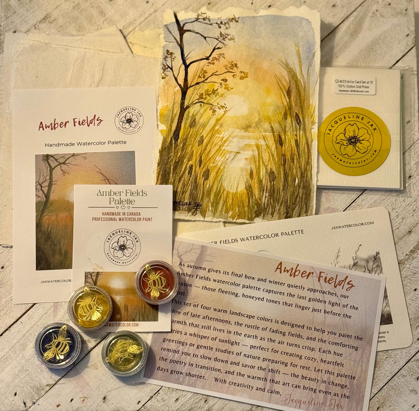 Amber Fields Watercolor Set