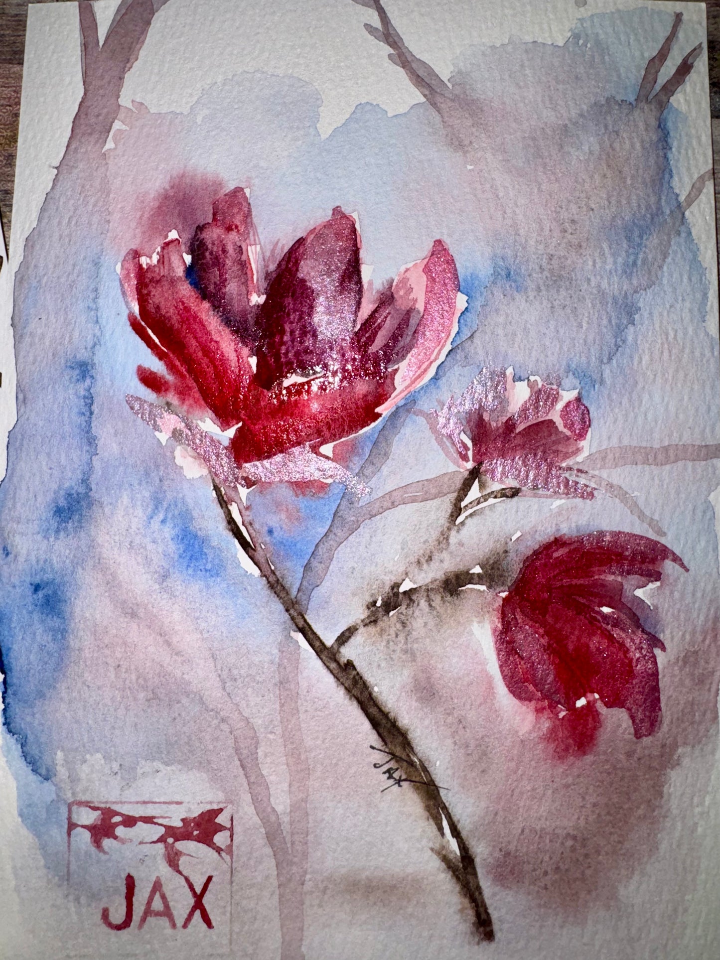 Original Artist Watercolor Sketches