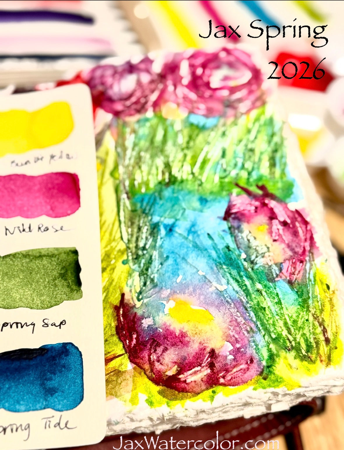 Jax Spring 2026 Transparent Watercolour Set