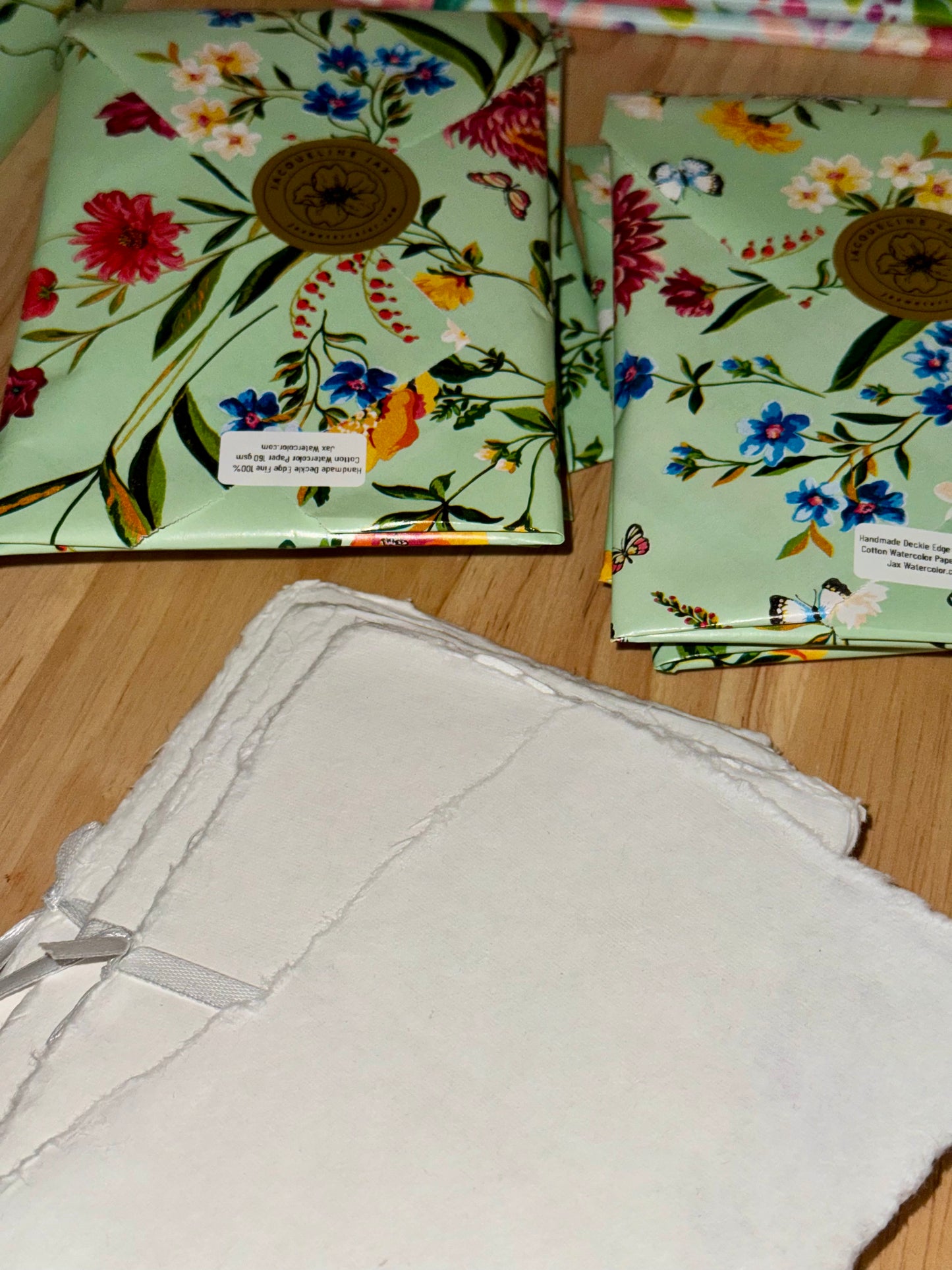 Handmade Deckle Edge Fine Grade 100% Cotton Watercolor Paper 160 gsm