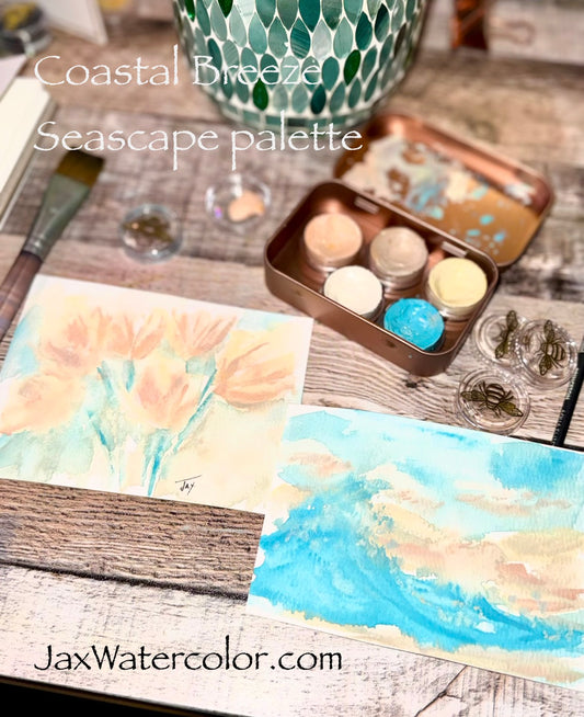 Coastal Breeze Watercolour Set
