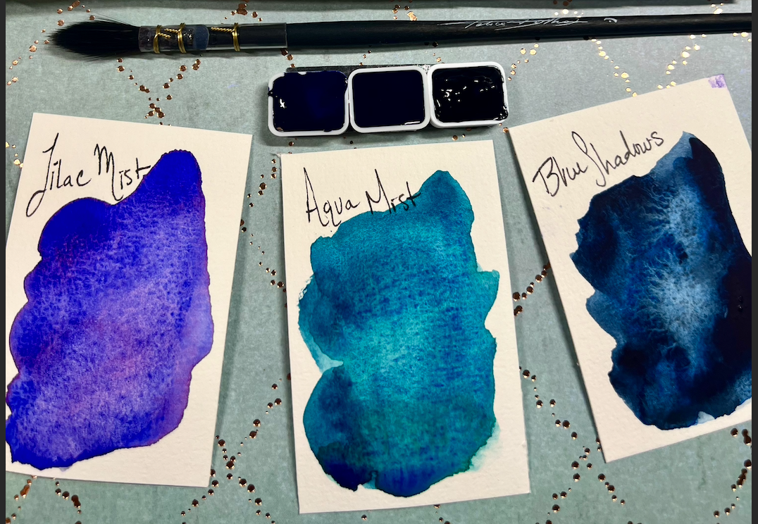 Hydrangea Granulating Trio Watercolor Set