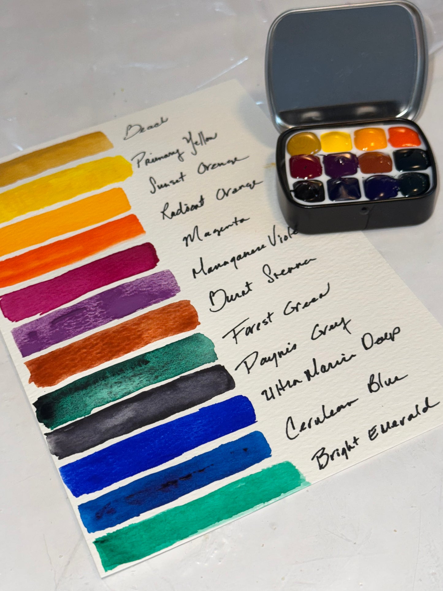 Mini Travel Paint Sets