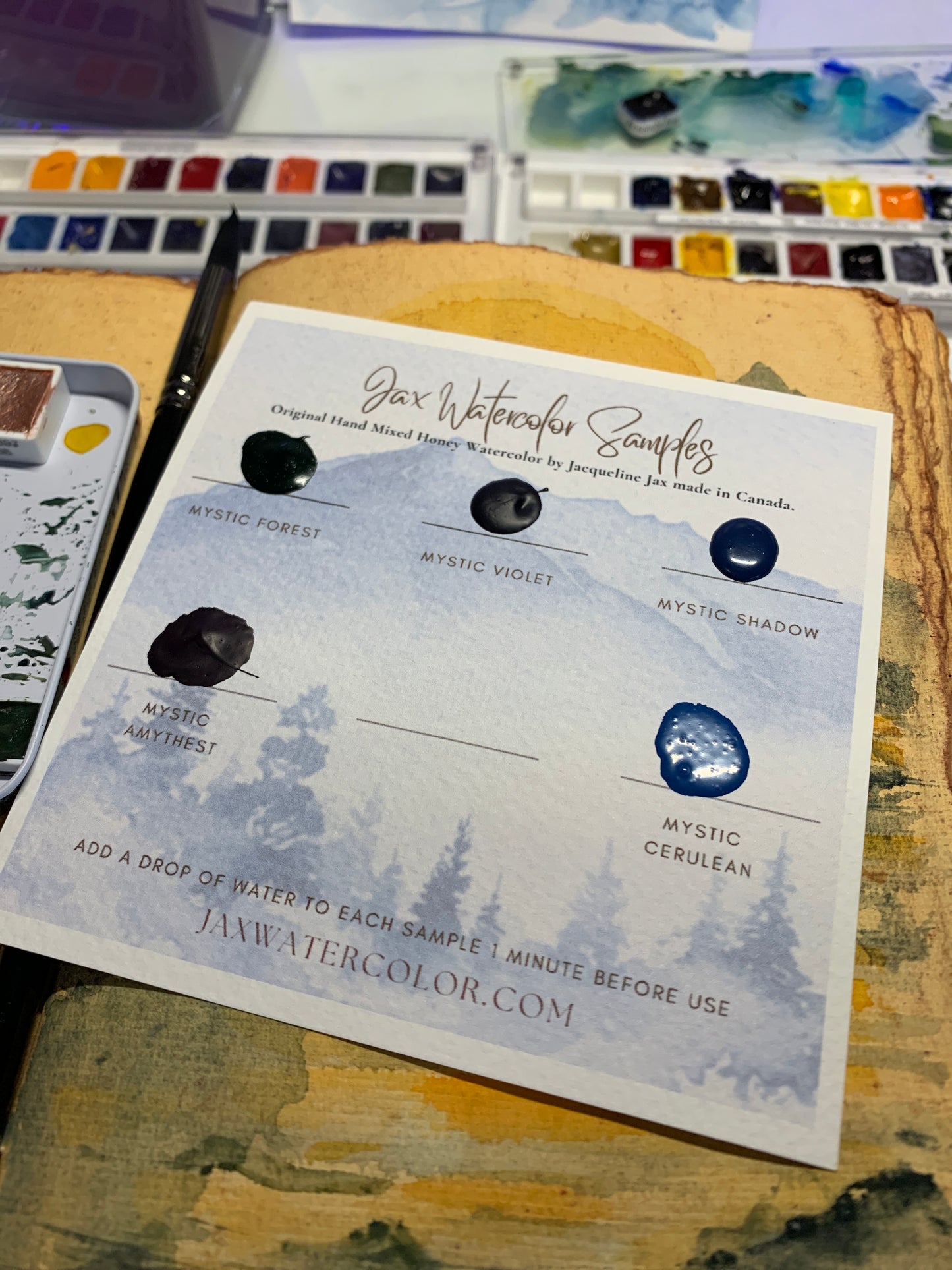 Granulating Watercolor Samplers